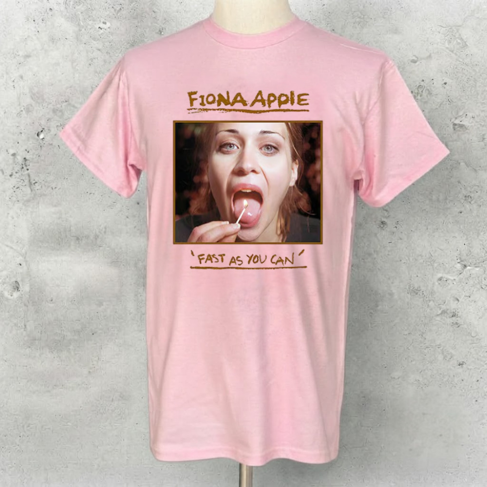 Fiona Apple Fast As You Can Music Video Vintage Pink T-Shirt